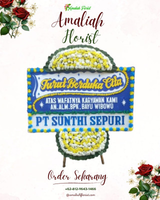 Papan Bunga Duka di Wek Ii
